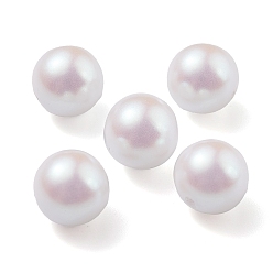Dentelle Vieille Perles en plastique pompons, perle d'imitation, foré central, ronde, vieille dentelle, 7.5~8mm, Trou: 1.2mm