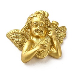 Золотистый Непрозрачные кабошоны из смолы, ангел, золотые, 28x33x10.5 мм