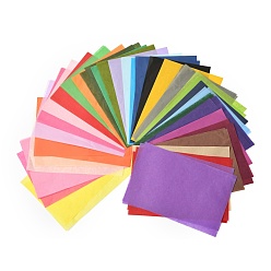 Mixed Color Colorful Tissue Paper, Gift Wrapping Paper, Rectangle, Mixed Color, 210x140mm, 66pcs/bag