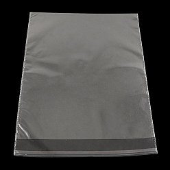 Clear Rectangle OPP Cellophane Bags, Clear, 37x26cm, Unilateral Thickness: 0.035mm, Inner Measure: 33x26cm