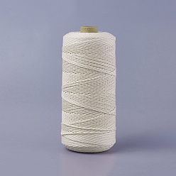 Old Lace Macrame Cotton Cord, Twisted Cotton Rope, for Wall Hanging, Crafts, Gift Wrapping, Old Lace, 2mm, about 328.08 yards(300m)/roll