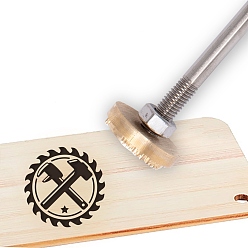 Tool Штамповка тиснение пайка латунь со штампом, для торта/дерева, шаблон инструментов, 30 мм