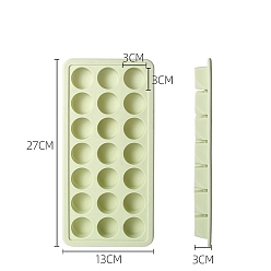 Verde Claro Moldes de silicona diy, moldes de resina, para resina uv, fabricación de joyas de resina epoxi, verde claro, 270x130x30 mm
