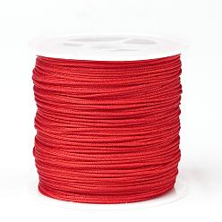 Rouge Fil de nylon, rouge, 0.8mm, environ 45 m / bibone 