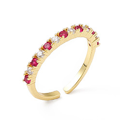 Фламинго Открытое кольцо-манжета из кубического циркония, золотые латунные украшения для женщин, фламинго, внутренний диаметр: 16.6 мм