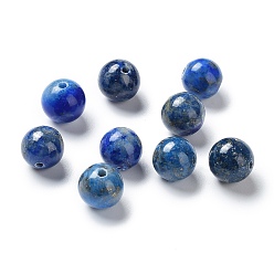 Lapis Lazuli Natural Lapis Lazuli Beads, Dyed, Round, 8mm, Hole: 0.8mm