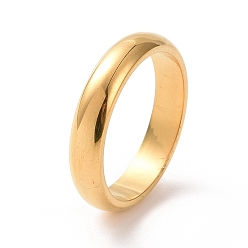 Золотой 201 кольцо из нержавеющей стали для женщин, золотые, внутренний диаметр: 17 мм