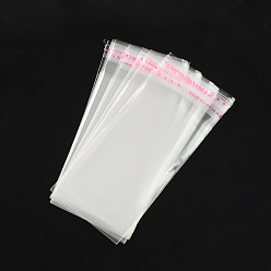 Прозрачный OPP мешки целлофана, прямоугольные, прозрачные, 15x3 см, односторонняя толщина: 0.07 мм, внутренняя мера: 12x3 см