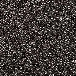 (605) Amethyst Metallic TOHO Round Seed Beads, Japanese Seed Beads, (605) Amethyst Metallic, 15/0, 1.5mm, Hole: 0.7mm, about 3000pcs/bottle, 10g/bottle