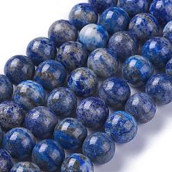 Lapis Lazuli Lapis-lazuli, brins de perles naturels , ronde, 10mm, Trou: 1mm, Environ 37 pcs/chapelet, 15.7 pouce (40 cm)