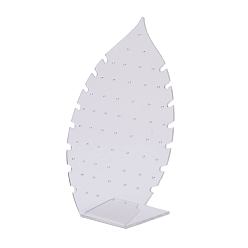 Прозрачный Акриловые стойки для сережек, лист, прозрачные, 4.6x10x15.2 см