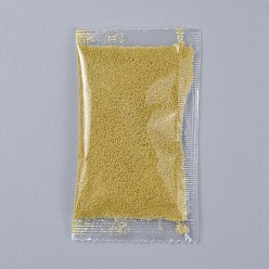 Verge D'or Poudre de mousse décorative, pour terrariums, remplissage de matériau de résine époxy bricolage, verge d'or, sac d'emballage: 99x58x7 mm