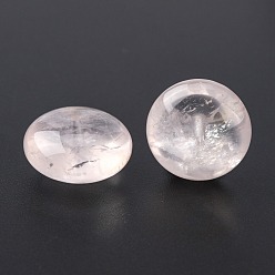 Quartz Rose Naturel a augmenté perles de quartz, rondelle, 12~15x7~8mm, Trou: 1mm