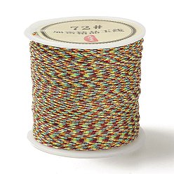 Colorido 50 cuerda de nudo chino de nailon de yardas, Cordón de nailon para joyería para hacer joyas., colorido, 0.8 mm