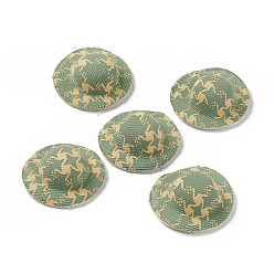 Темный Морско-зеленый Украшение для шапки из ткани, для поделок ювелирные изделия серьги ожерелье заколка для волос украшение, темно-зеленый, 3.5x1.2 см