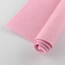 Фламинго Нетканые ткани вышивка иглы войлока для DIY ремесел, квадратный, фламинго, 298~300x298~300x1 мм , около 50 шт / мешок