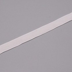 Белый Лента из шинлона, , flocky, плоский, белые, 15~17 мм, 25 ярдов / ролл