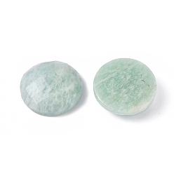 Amazonite Natural Amazonite Cabochons, Half Round, Faceted, 15.5x5.5mm