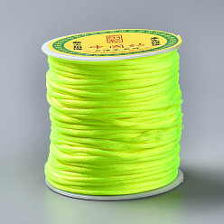 Green Yellow Nylon Thread, Green Yellow, 1.5mm, about 49.21 yards(45m)/roll