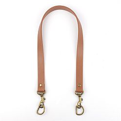 Peru Imitation Leather Bag Strap, with Swivel Clasps & D Rings, for Bag Replacement Accessories, Peru, 65x1.82x0.38cm