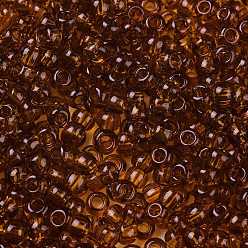 (941) Transparent Smoked Topaz TOHO Round Seed Beads, Japanese Seed Beads, (941) Transparent Smoked Topaz, 8/0, 3mm, Hole: 1mm, about 1111pcs/50g