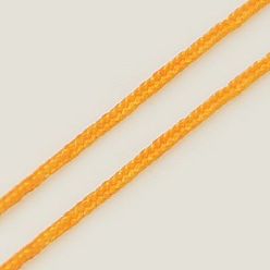 Orange Fil de nylon pour la fabrication de bijoux, orange, 0.8mm, environ 7.65~9.84 yards (7~9m)/rouleau
