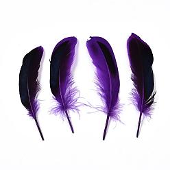 Blue Violet Feather Costume Accessories, Dyed, Blue Violet, 115~160x20~35mm