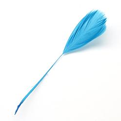Deep Sky Blue Fashion Goose Feather Costume Accessories, Deep Sky Blue, 130~190x12~38mm