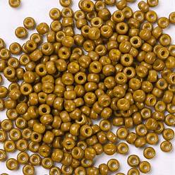 (RR4460) Duracoat Dyed Opaque Toast MIYUKI Round Rocailles Beads, Japanese Seed Beads, (RR4460) Duracoat Dyed Opaque Toast, 8/0, 3mm, Hole: 1mm, about 2111~2277pcs/50g
