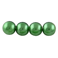 Vert Mer Perles rondes en plastique imitation abs, vert de mer, 12mm, trou: 2 mm, environ 550 pcs / 500 g