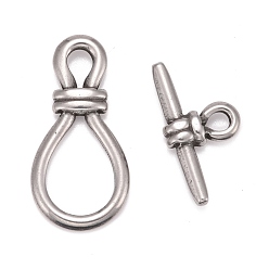 Stainless Steel Color 304 Stainless Steel Toggle Clasps, Bulb, Stainless Steel Color, Bar: 13.5x26x4.5mm, Hole: 3mm, Bulb: 34x17x4mm, hole: 4.5x6mm, 17x12mm.