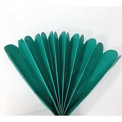 Bleu Vert Boules de fleurs en papier, pour la décoration de mariage, articles de fête, sarcelle, 30 cm