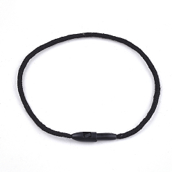 Noir Cordon en coton avec étiquette de cachet, attaches en plastique pour étiquettes volantes, noir, 205x2 mm, étiquette de scellage: 15x3.5 mm et 11x5x4 mm, à propos de 1000 pcs / sac