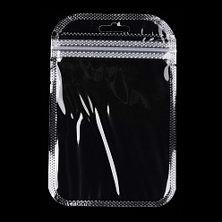 Clear Transparent Plastic Zip Lock Bags, Resealable Packaging Bags, Rectangle, Clear, 13x8.5x0.02cm, Unilateral Thickness: 2.3 Mil(0.06mm)
