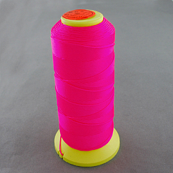 Fucsia Hilo de coser de nylon, fucsia, 0.6 mm, sobre 500 m / rollo