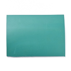 Light Sea Green Rubber Sheet, For Engraving, Light Sea Green, 15x11x0.3cm