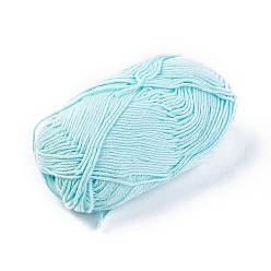 Aquamarine Cotton Knitting Yarn, Crochet Yarn, Aquamarine, 1mm, about 120m/roll