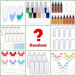Random Color Lucky Bag, Including Random Styles Plastic Refillable Bottles, Cosmetic Containers, Random Color