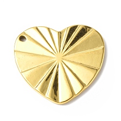 Золотой Ионное покрытие (ip) 304 подвески из нержавеющей стали, шарма сердца, золотые, 22.5x25x2 мм, отверстие : 1.5 мм