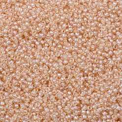 (794) Inside Color AB Crystal/Apricot Lined Toho perles de rocaille rondes, perles de rocaille japonais, (794) couleur intérieure ab cristal / abricot doublé, 11/0, 2.2mm, Trou: 0.8mm, environ5555 pcs / 50 g