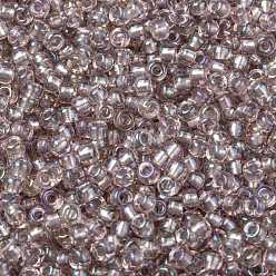 (RR3522) Perles rocailles miyuki rondes, perles de rocaille japonais, (rr 3522), 8/0, 3mm, Trou: 1mm, à propos 422~455pcs / bouteille, 10 g / bouteille