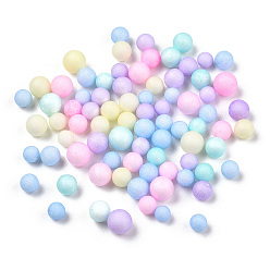 Color mezclado Pequeñas bolas de espuma artesanales, rondo, para hacer manualidades de vacaciones de boda diy, color mezclado, 2.5~3.5 mm