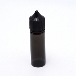 Noir Benecreat bouteilles à presser en plastique, noir, 30x114.5mm, Capacité: 50 ml