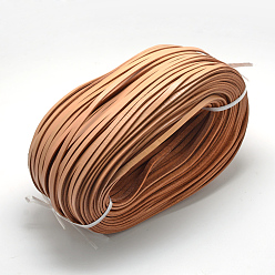 Сэнди Коричневый Кожаные шнуры, песчаный коричневый, 5x2 мм, около 100 ярдов / пачка (300 футов / пачка)