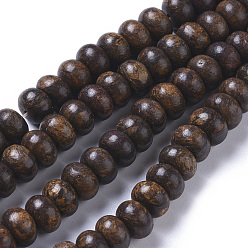 Bronzite Natural Bronzite Beads Strands, Rondelle, 8x5mm, Hole: 0.8mm, about 73pcs/strand, 15.16 inch(38.5cm)