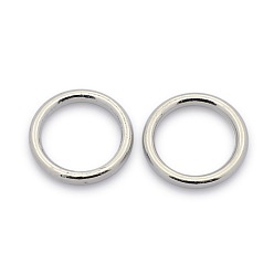 Платина Пластиковые соединительные кольца ccb, платина, 25x3.5 мм