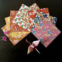 Flower Origami Paper, Handmade Folding Paper, for Kids School DIY and Arts & Crafts, Sakura, 140x140mm, 60 sheets/bag