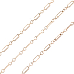 Настоящее золото 14K Латунь Figaro цепи, пайки, настоящие цепочки с золотым наполнителем 14k, реальный 14 k позолоченный, ссылка: 2x1.6x0.3 mm, 4.7x1.6x0.3 мм