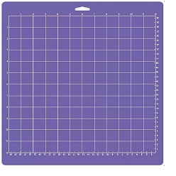 Medium Purple Square PVC Cutting Mat, Cutting Board, for Craft Art, Medium Purple, 35.6x33cm