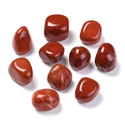 Jaspe Rouge Perles naturelles jaspe rouge, sans trou, nuggets, pierre tombée, pierres de guérison pour l'équilibrage des chakras, cristal thérapie, méditation, reiki, gemmes de remplissage de vase, 7mm, environ14~26x13~21x12~18 pcs / 90 g